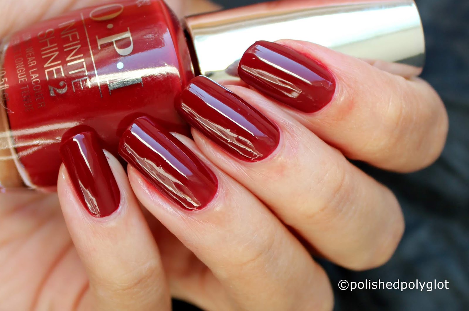 Review: OPI nail lacquer - I STOP for Red