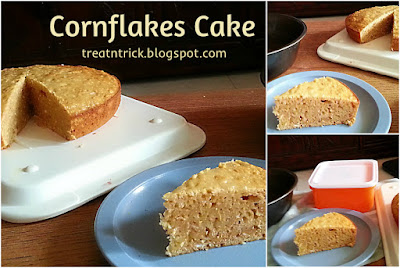 Cornflakes Cake Recipe @ treatntrick.blogspot.com