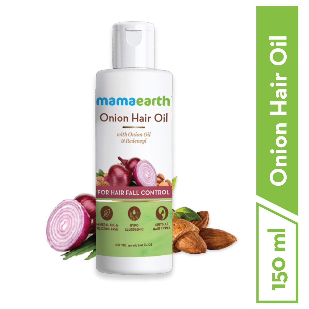 Mamaearth Onion Oil for Hair Growth & Hair Fall Control with Redensyl