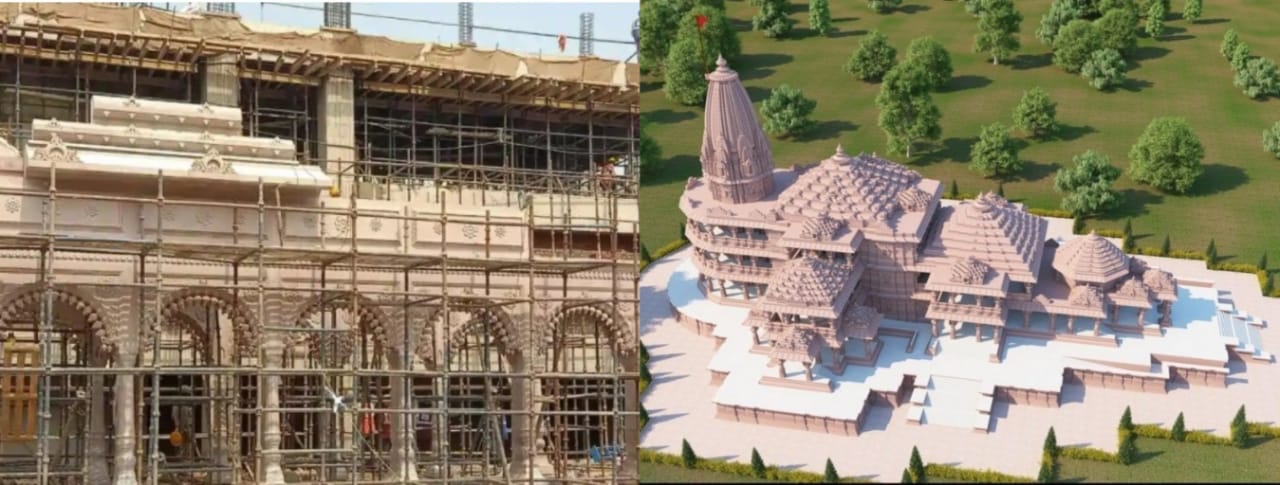 వేగంగా అయోధ్య రామ మందిర నిర్మాణం - Construction of the fast moving Ayodhya Rama Mandir