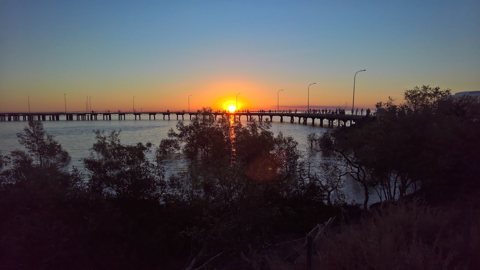 Derby Wharf sunset