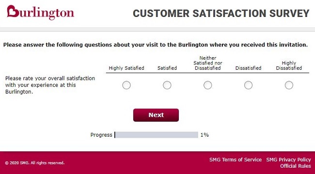 Burlington Stores Survey Sweepstakes