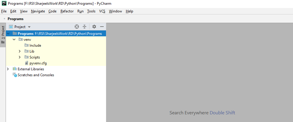 using pycharm for python project using pycharm for python project