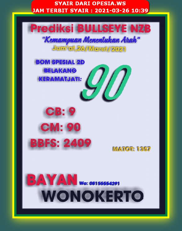 1 New Message Kode Syair Sydney 26 Maret 2021 Forum Syair Togel Hongkong Singapura Sydney