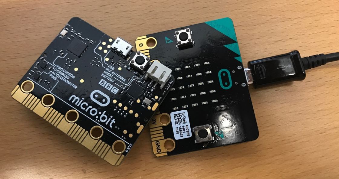 Here is the Microbit display