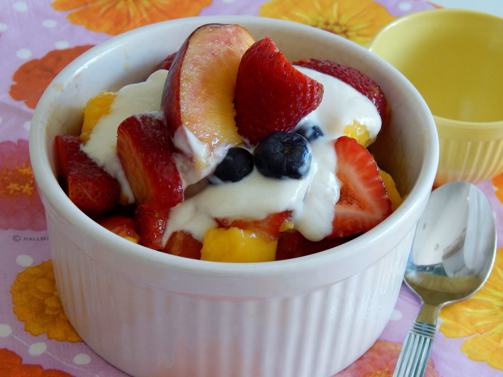 Kandy's Kitchen Kreations Fresh Fruit Bowls with Vanilla Yogurt Dressing