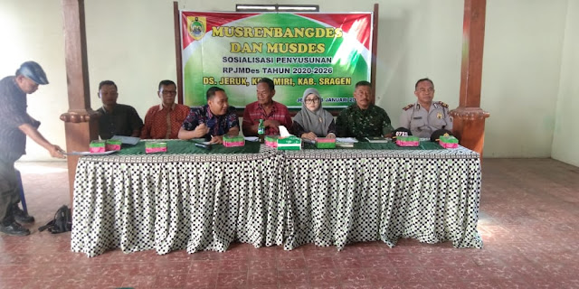 Desa Jeruk Gelar Musrenbangdes Penyusunan RPJMDesa