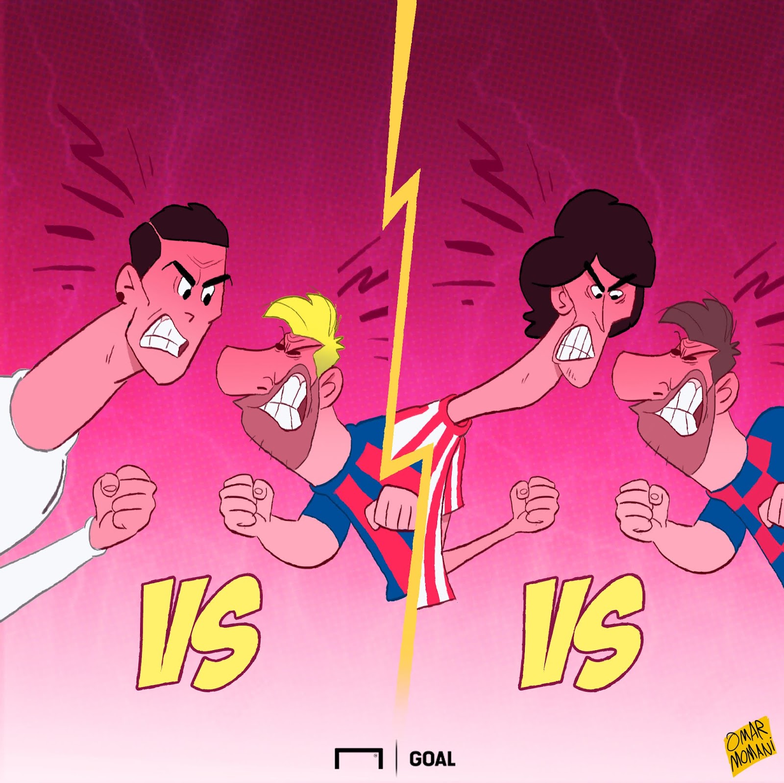 Omar Momani cartoons: La Liga has a new rivalry! 