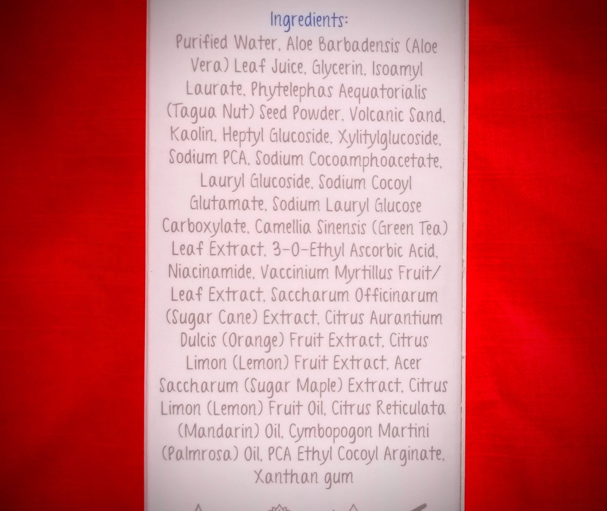 Mom's Co Natural Green Tea face scrub Review