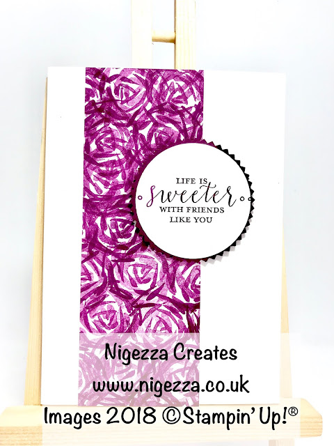 Nigezza Creates with Stampin Up Garden Impressions 