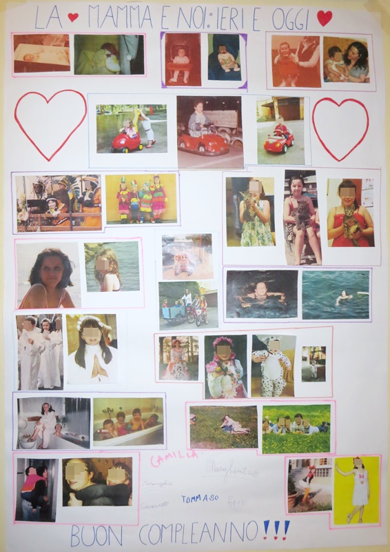 Studiamando Liberamente Idea Per La Mamma Cartellone Con Foto A Confronto