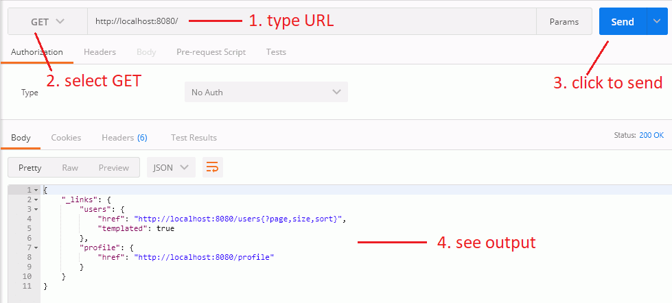 simple get record - restful web servicees with spring mvc tutorial