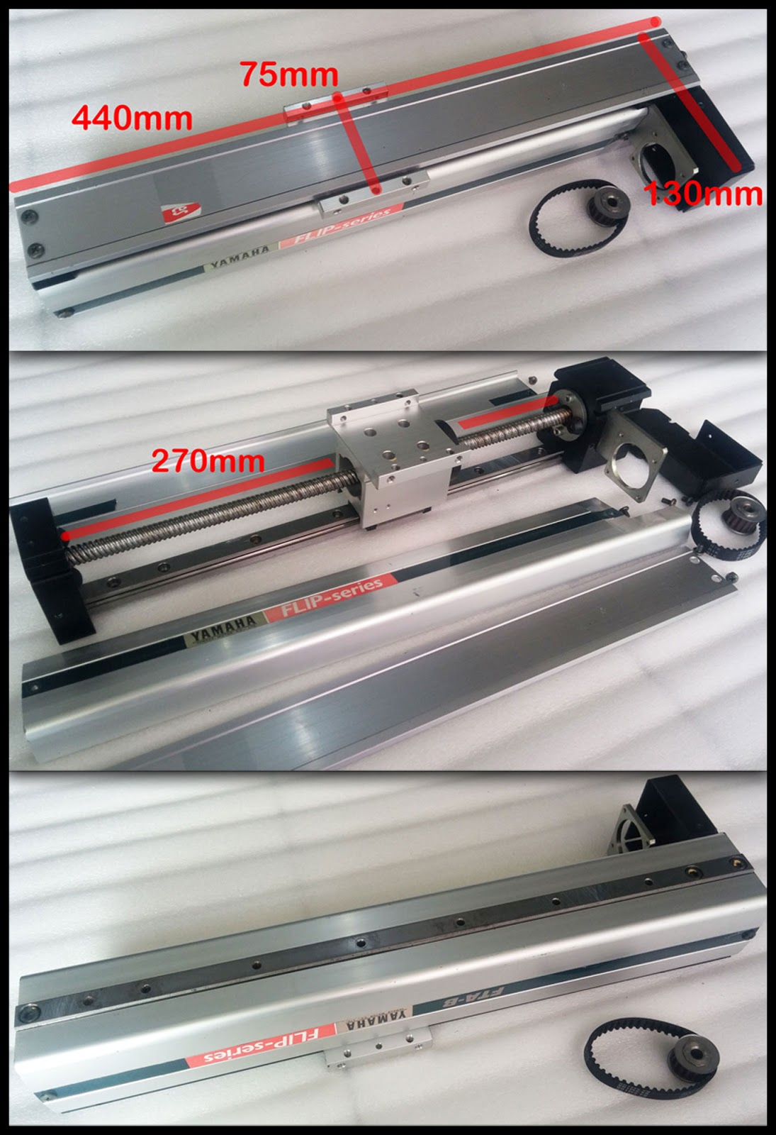 2nd MACHINE Linear guide actuator, FTABR250, travel length 270mm, Yamaha