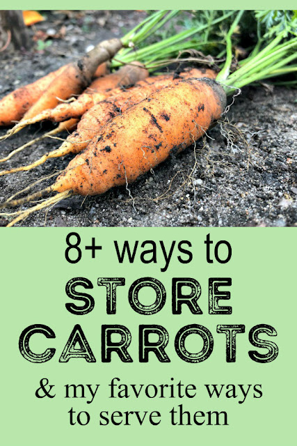 My favorite carrot recipes, plus 8 ways to store carrots so you'll always have some on hand.