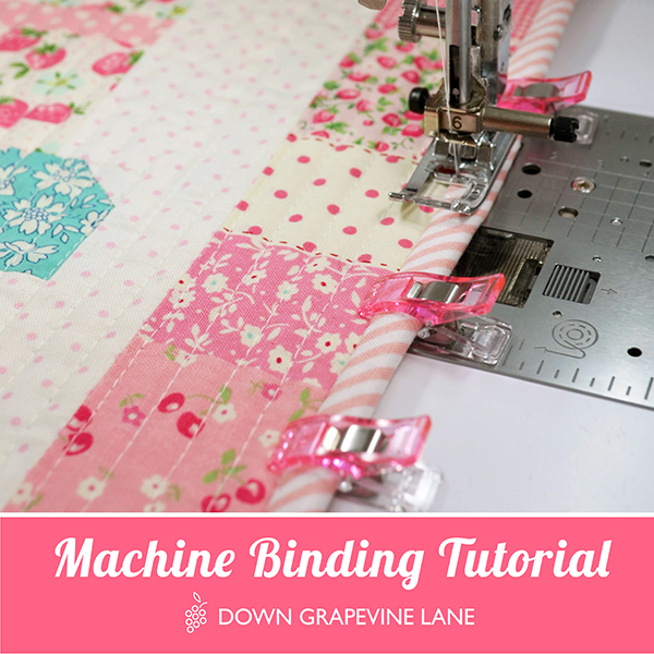 Down Grapevine Lane Machine Binding Tutorial