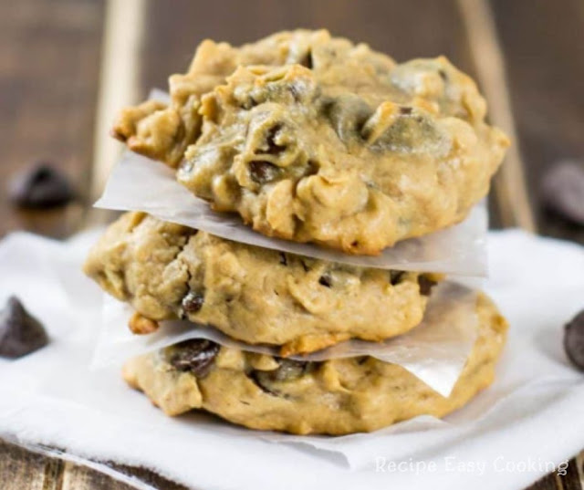 Peanut Butter Oatmeal Chocolate Chip Cookies