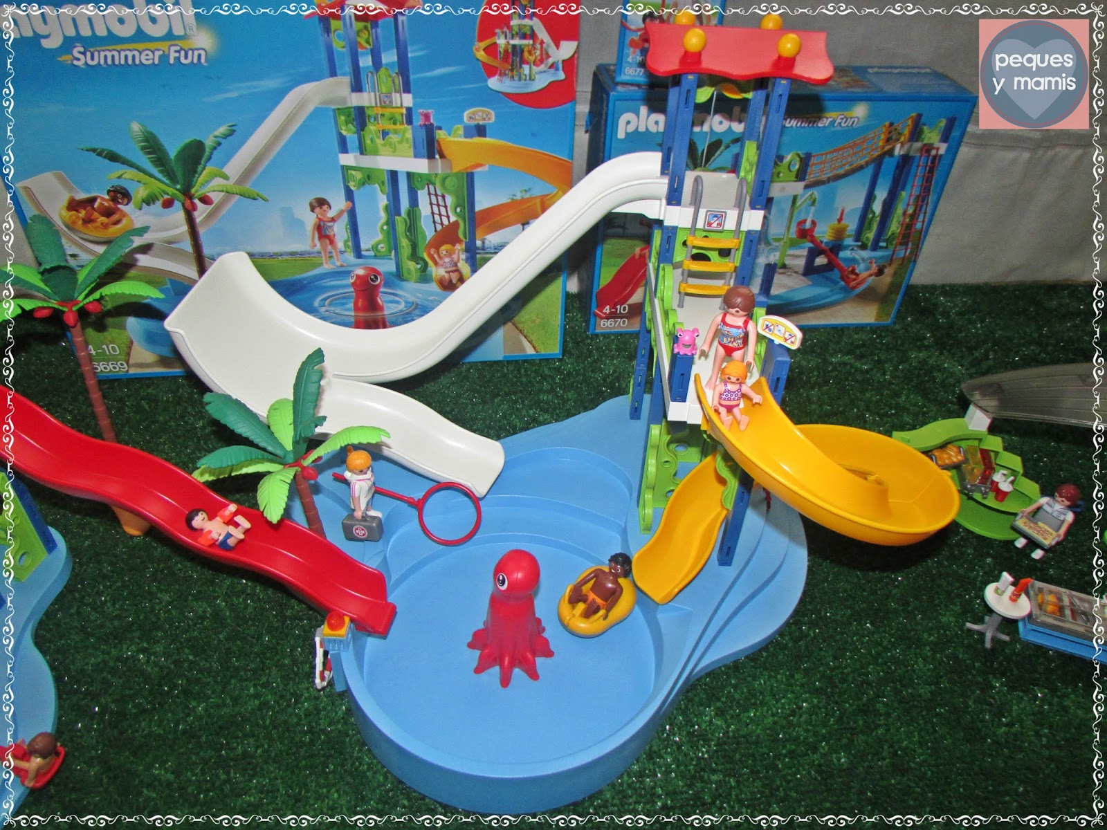 pequesymamis Mega Parque Acuático de Playmobil