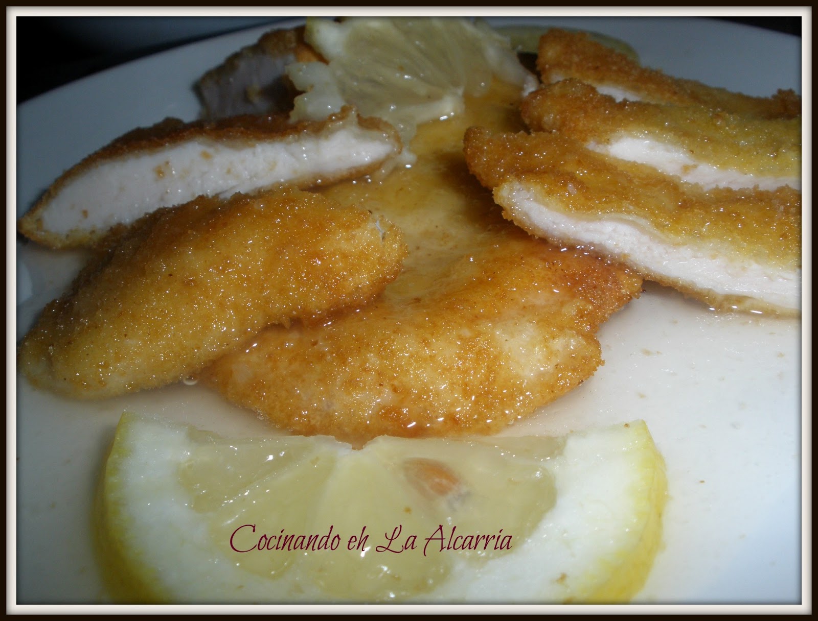 Cocinando en La Alcarria: POLLO AL LIMÓN