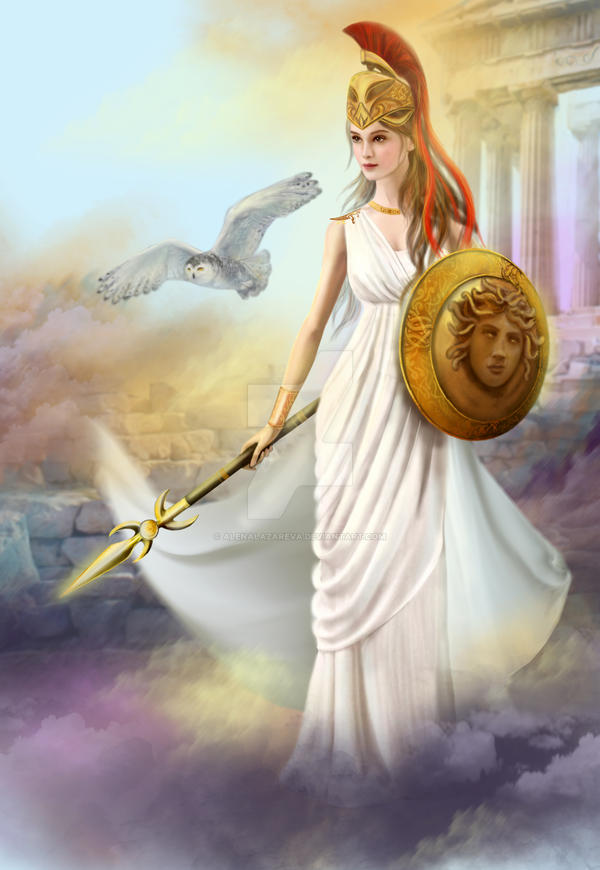 Как выглядит богиня афина