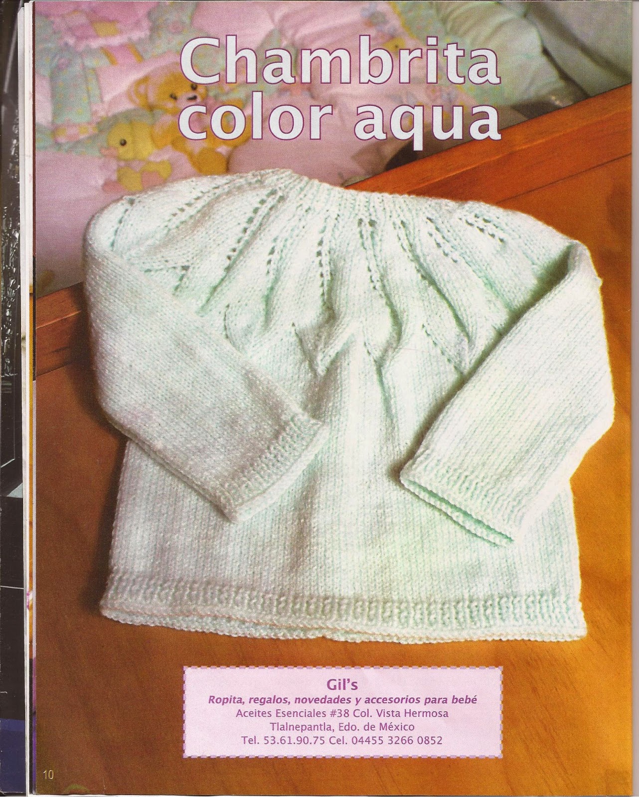 Chambrita De Bebe Tejido A Dos Agujas Chambrita De Bebe Tejido A