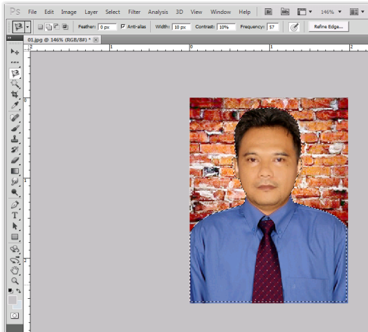 Cara Edit Pas Foto Menggunakan Photoshop