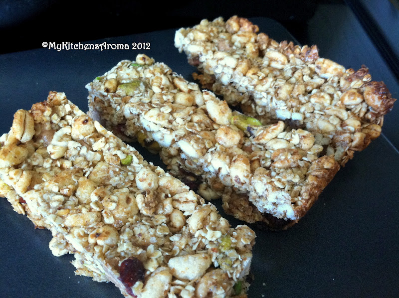 The Sizzling Pan "Nutritious and Delicious" Homemade Cereal Bars with