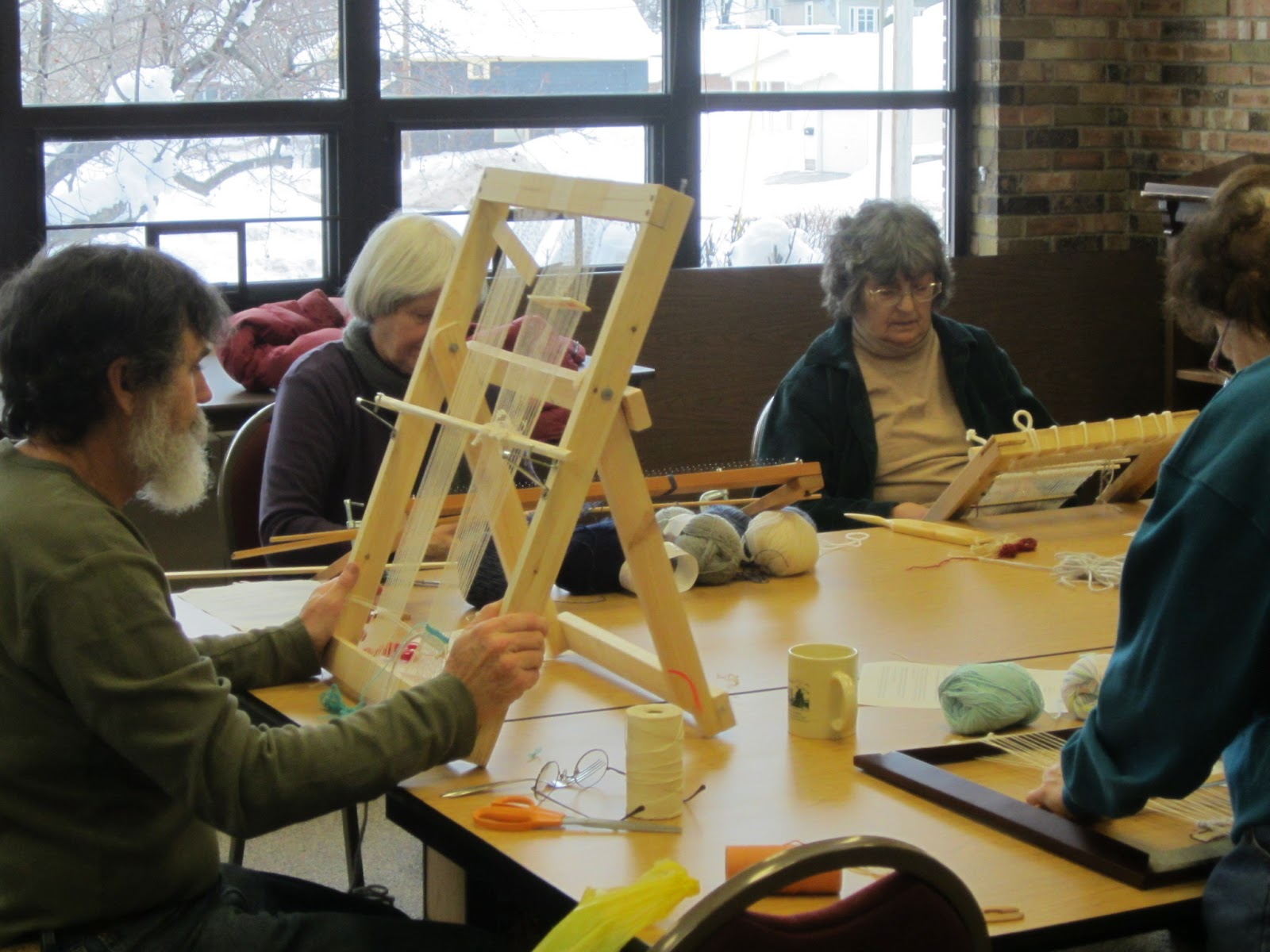 Buellwood Weaver and Fiber Guild, Hancock, Michigan Tapestry Weaving