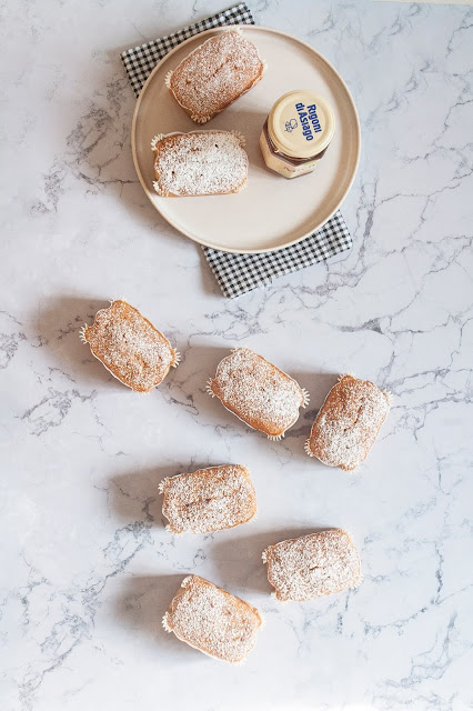 Mini plumcake gluten-free yogurt e miele