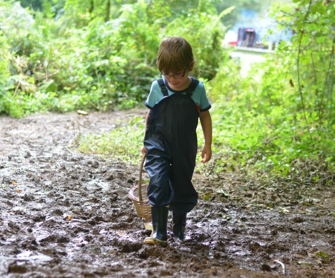 Helly Hansen, we love rain, forest school