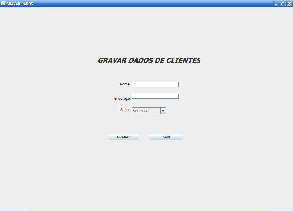 Interfaces Gráficas com Netbeans e Banco de Dados: Projeto Java de ...
