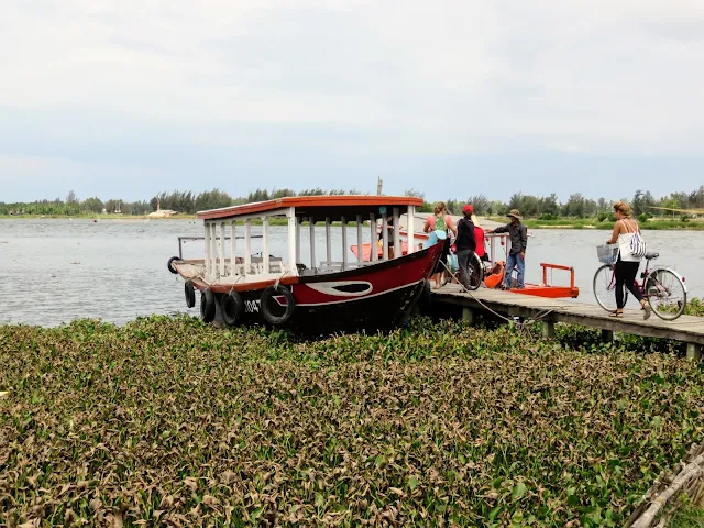 Bicycle ferry near Hoi An Vietnam