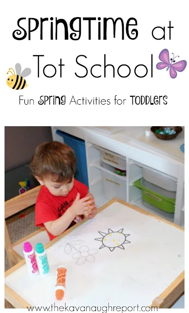 A series of easy tot school activities to celebrate spring. These spring themed trays can help to teach toddlers a variety of fun skills.