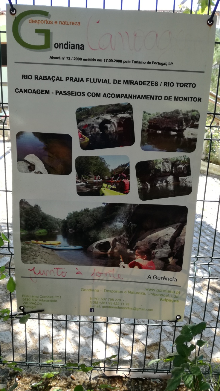 Canoagem no Rio Rabaçal Canoagem no Rio Rabaçal