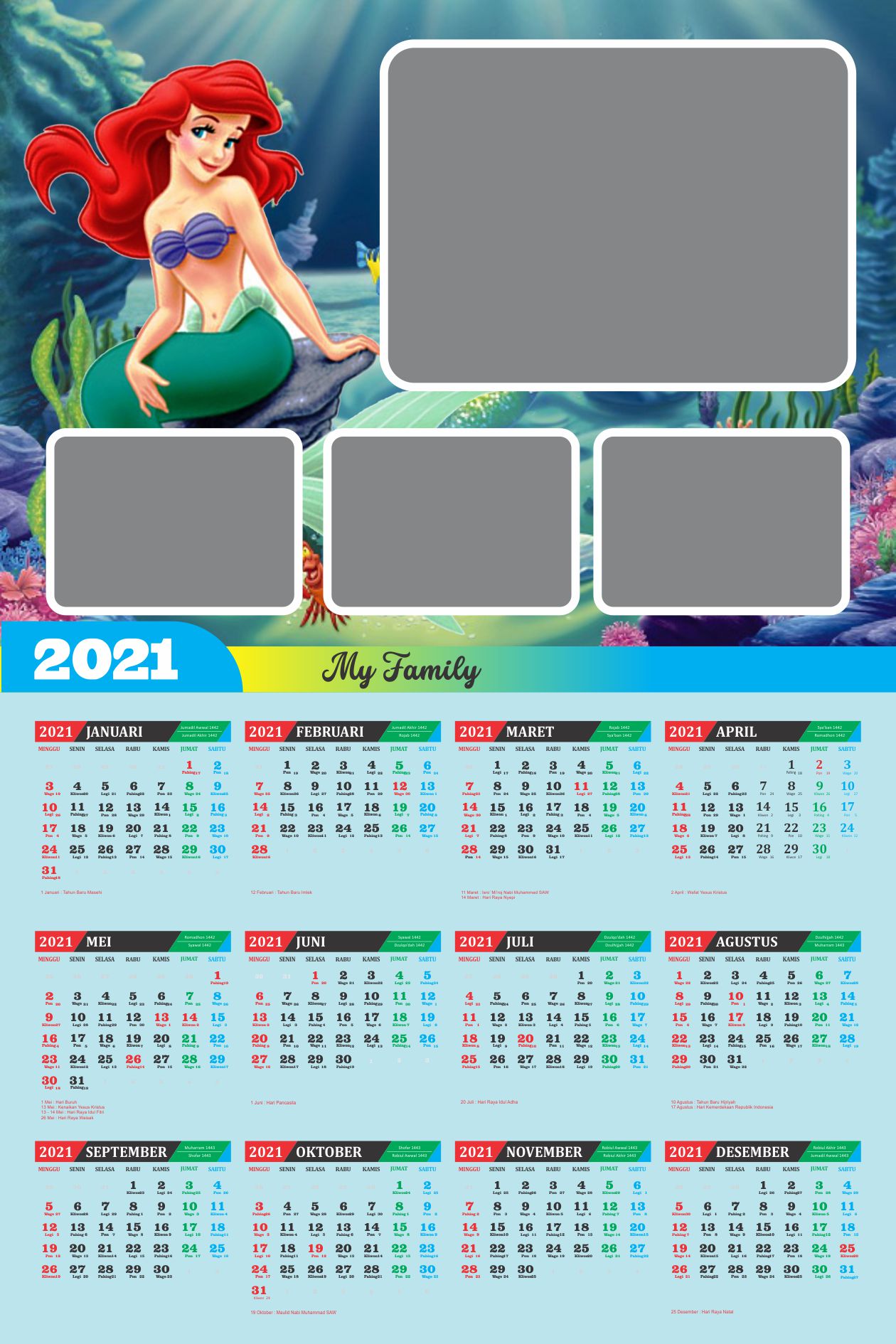 Featured image of post Desain Kalender Karakter 2021 Jadi kalian bisa download template kalender