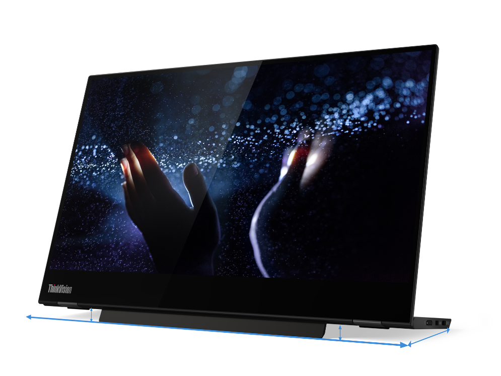 El monitor móvil Lenovo ThinkVision M14t aporta un toque de inspiración