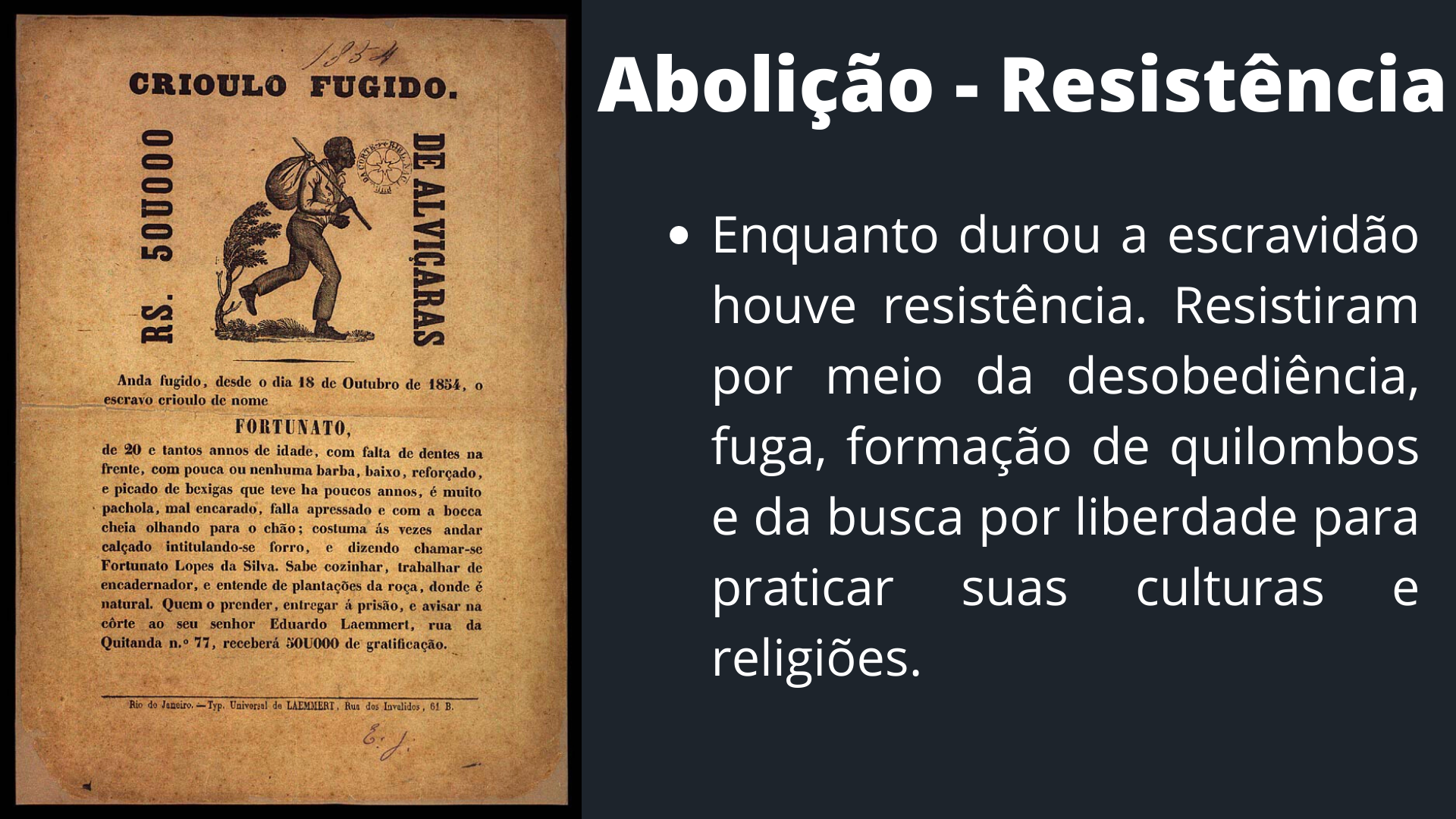 9ºANO ABOLICIONISMO NO BRASIL