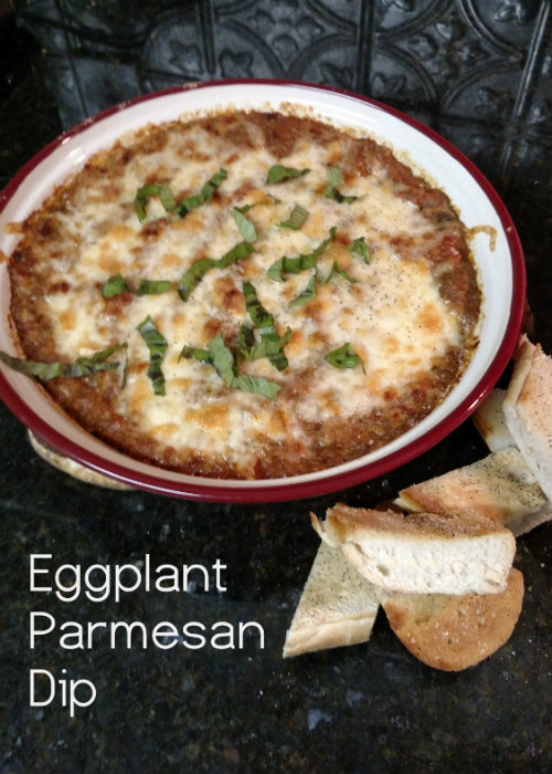 herding cats & burning soup Tasty Delights Eggplant Parmesan Dip