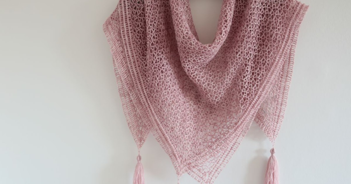 Diamonds and Tassels Shawl