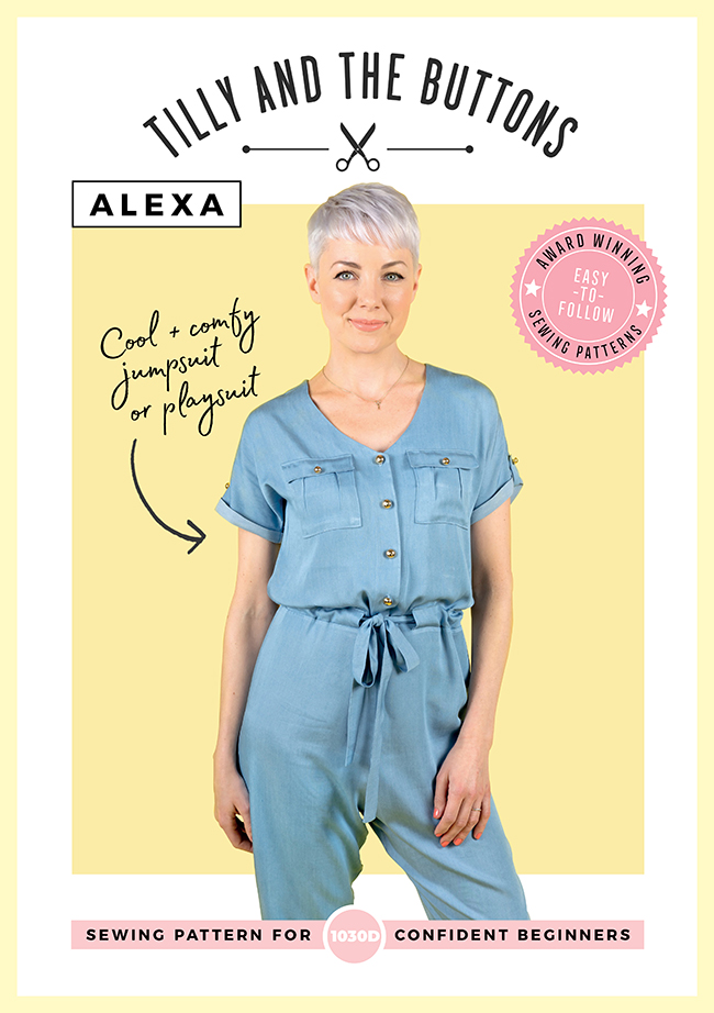 Alexa jumpsuit and playsuit sewing pattern - Tilly and the Buttons