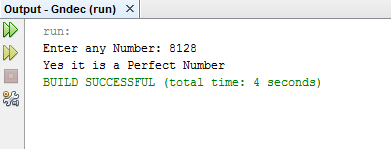 Perfect Number Java - PROGRAMMING