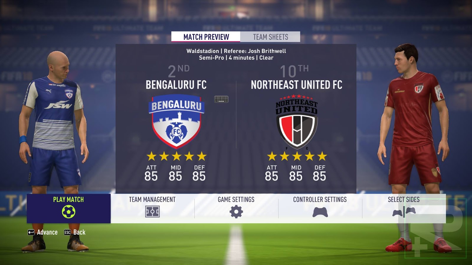 pes 18 fifa 18 gameplay pes 18 fifa 18 gameplay