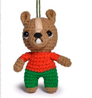 PATRON GRATIS ARDILLA NAVIDAD AMIGURUMI 47256 🐿️