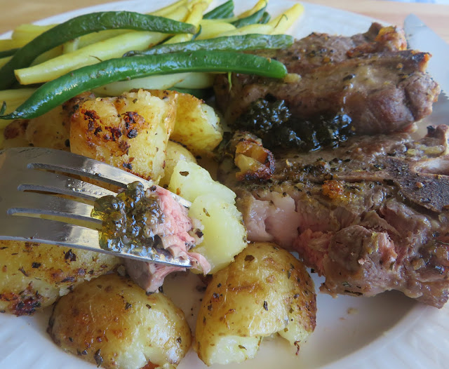 Lamb with Lemon, Mint & Potatoes