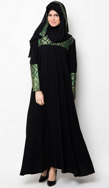 Contoh Model  Baju  Muslim Gamis Terbaru Untuk Hari Raya