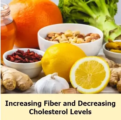 Increasing Fiber and Decreasing Cholesterol Levels Increasing Fiber and Decreasing Cholesterol Levels