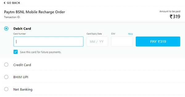 ATM Card Se Recharge