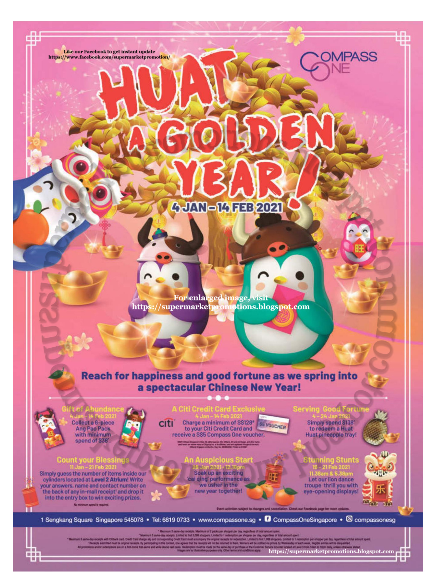 Compass One Chinese New Year Promotion 04 January 14 February 2021