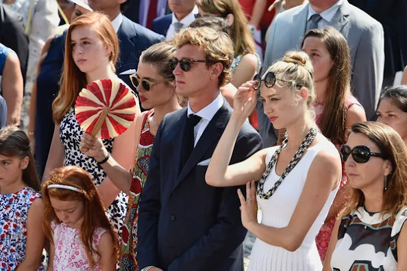 Prince Albert and Princess Charlene, Princess Stephanie, Charlotte Casiraghi, Camille Gottlieb, Pauline Ducruet, Princess Caroline, Andrea Casiraghi and Tatiana Casiraghi, Prince Jacques and Princess Gabriella, Pierre Casiraghi and Beatrice Borromeo, Louis Ducruet