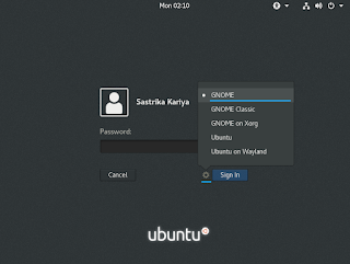 Login User Ubuntu Set GNOME sebelum login ke desktop ubuntu