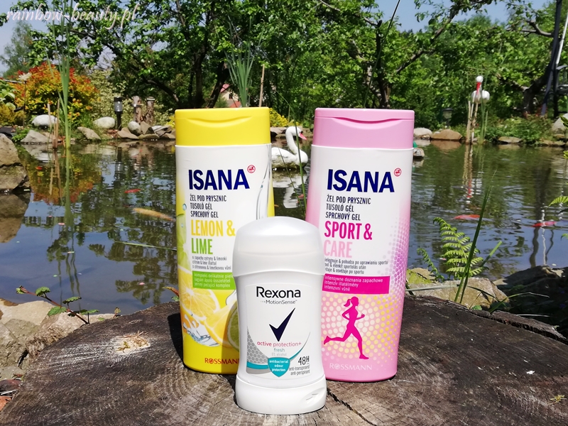 Rossmann Isana żele pod prysznic rossmann-zakupy-isana-rexona
